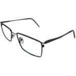 51 OPTICS STYLE-BLACK-METAL-RECTANGLE-MEN-EYEGLASSES