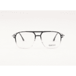 Gucci – 81242 – Black Crystal – Acetate – Blue Cut – Double Bridge – Rectangle – Eyewear