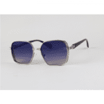 Balmain – 5611 – Silver Blue – Rectangle – Metal – Sunglasses