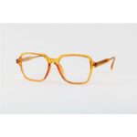 Moscot – 3908 – Orange Translucent – Acetate – Rectangle – Eyewear