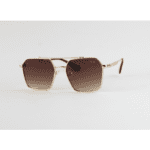 Persol – 5569 – Golden Brown – Metal – Rectangle – Double Bridge – Sunglasses