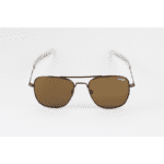 Randolph Engineering – Brown – Aviator – Metal – Sunglasses