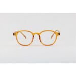 Moscot – 3905 – Orange Translucent – Acetate – Round – Eyewear