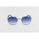 May Bach – 5596 – Silver Blue Gradient – Metal – Octagonal – Sunglasses