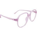 1 OPTICS STYLETRANSLUCENT-PURPLE-ACETATE-ROUND-WOMEN-EYEGLASSES