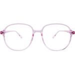 1 OPTICS STYLETRANSLUCENT-PURPLE-ACETATE-ROUND-WOMEN-EYEGLASSES