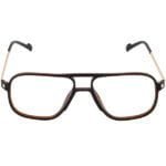 14 OPTICS STYLE BROWN-ACETATE-RECTANGLE-WOMEN-EYEGLASSES