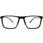 15 OPTICS STYLE MATTE-BLACK-ACETATE-RECTANGLE-WOMEN-EYEGLASSES