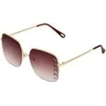 16 OPTICS STYLE-GOLDEN-METAL-SQUARE-WOMEN-SUNGLASSES-1