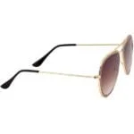 18 OPTICS STYLE-GOLDEN-METAL-AVIATOR-WOMEN-SUNGLASSE