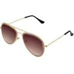 18 OPTICS STYLE-GOLDEN-METAL-AVIATOR-WOMEN-SUNGLASSE