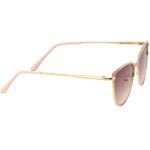 2 OPTICS STYLE-GOLDEN-METAL-CAT-EYE-WOMEN-SUNGLASSES