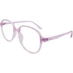 1 OPTICS STYLETRANSLUCENT-PURPLE-ACETATE-ROUND-WOMEN-EYEGLASSES