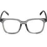 20 OPTICS STYLE TRANSLUCENT-GREY-ACETATE-RECTANGLE-WOMEN-EYEGLASSES