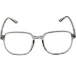 22 OPTICS STYLE TRANSLUCENT-GREY-ACETATE-SQUARE-WOMEN-EYEGLASSES