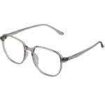 22 OPTICS STYLE TRANSLUCENT-GREY-ACETATE-SQUARE-WOMEN-EYEGLASSES