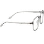 22 OPTICS STYLE TRANSLUCENT-GREY-ACETATE-SQUARE-WOMEN-EYEGLASSES