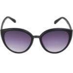 3 OPTICS STYLE-BLACK-ACETATE-CAT-EYE-WOMEN-SUNGLASSES