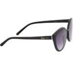 3 OPTICS STYLE-BLACK-ACETATE-CAT-EYE-WOMEN-SUNGLASSES