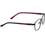 32 OPTICS STYLE-BLACK-METAL-RECTANGLE-MEN-EYEGLASSES