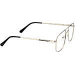 38 OPTICS STYLE-SILVER-METAL-AVIATOR-MEN-EYEGLASSES