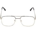 38 OPTICS STYLE-SILVER-METAL-AVIATOR-MEN-EYEGLASSES