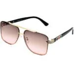 4 OPTICS STYLE-METAL-SQUARE-MEN-SUNGLASSES