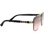 4 OPTICS STYLE-METAL-SQUARE-MEN-SUNGLASSES