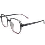 45 OPTICS STYLE TRANSLUCENT-GRAY-PINK-ACETATE-SQUARE-MEN-EYEGLASSES-1