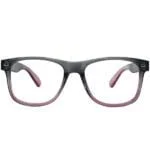 46 OPTICS STYLE TRANSLUCENT-GRAY-PINK-ACETATE-SQUARE-MEN-EYEGLASSES-1-1