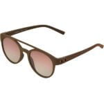  6 OPTICS STYLE-BROWN-ACETATE-ROUND-MEN-SUNGLASSES