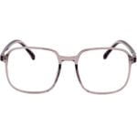 6 OPTICS STYLE-TRANSLUCENT-PURPLE-ACETATE-SQUARE-WOMEN-EYEGLASSES