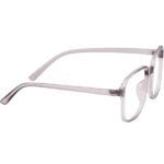 6 OPTICS STYLE-TRANSLUCENT-PURPLE-ACETATE-SQUARE-WOMEN-EYEGLASSES