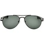 AMERICAN-OPTICAL-BLACK-METAL-AVIATOR-MEN-SUNGLASSES