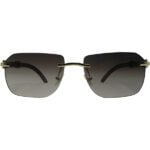 CARTIER-GOLDEN-METAL-SQUARE-MEN-SUNGLASSES