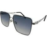 CARTIER-SILVER-METAL-SQUARE-MEN-SUNGLASSES